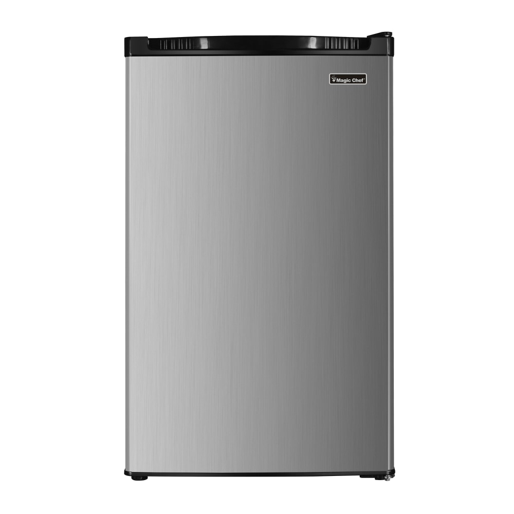 Magic Chef 4.4 Cu. Ft. Compact Refrigerator, Silver MPN:MCR44SE