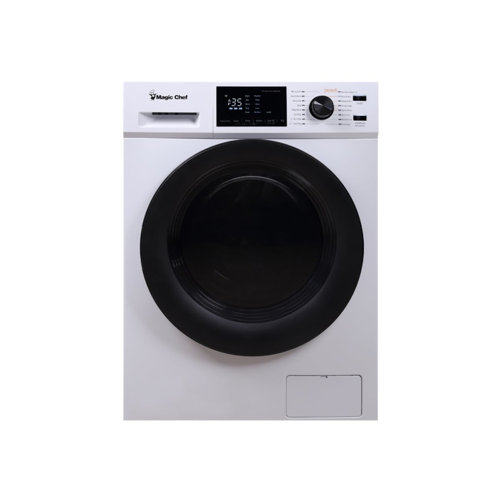 Magic Chef MCSCWD27W5 - Washer/dryer - width: 23.4 in - depth: 23.4 in - height: 33.5 in - front loading - 2.7 cu. ft - 26.5 lbs MPN:MCSCWD27W5