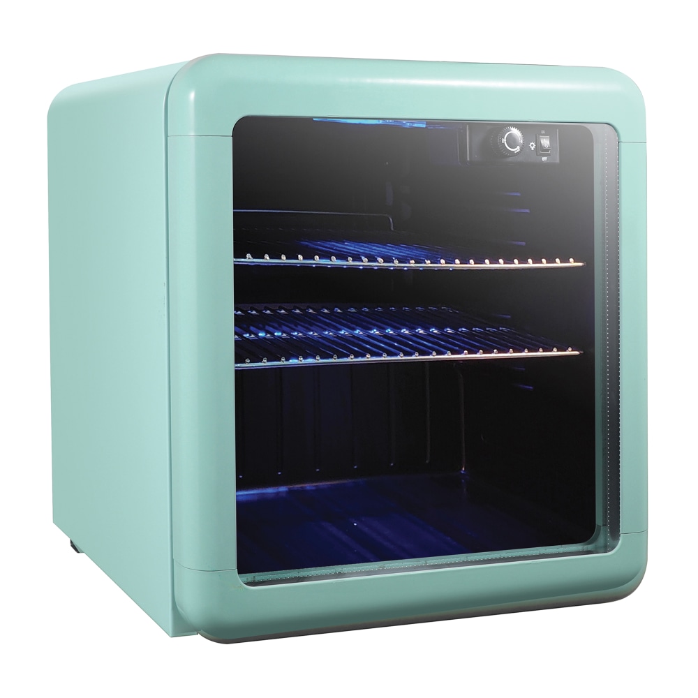 Magic Chef 1.7 Cu. Ft. Retro Beverage Cooler, 19-5/16inH x 17-1/2inW x 19inD, Green MPN:MCB17CHM