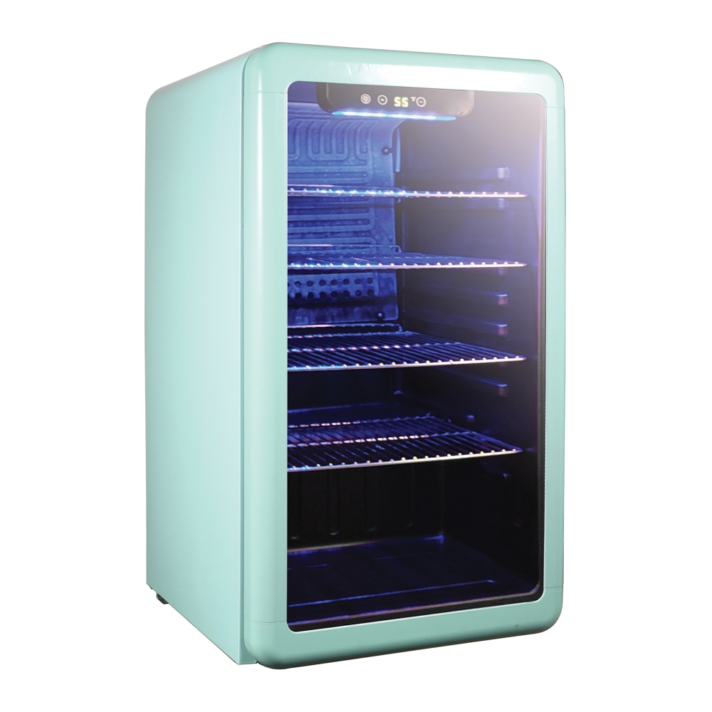 Magic Chef 3.4 Cu. Ft. Retro Beverage Cooler, 30-3/4inH x 17-1/2inW x 19-3/4inD, Green MPN:MCB34CHM