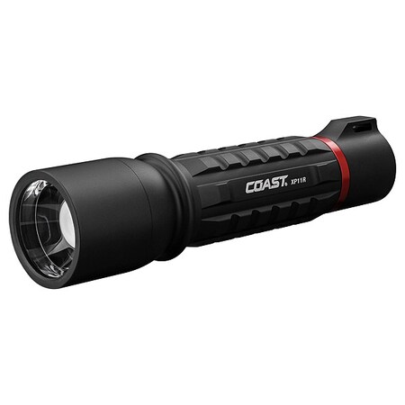 Handheld Flashlight, Alum, Black, 2100lm, LED Black 2600 lm MPN:XP11R