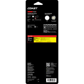 Coast® GX30 Waterproof Dual Power Flashlight Black 30938
