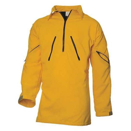 Wildland Fire Shirt, 2XL, Yellow, Zipper MPN:FC105-XXL