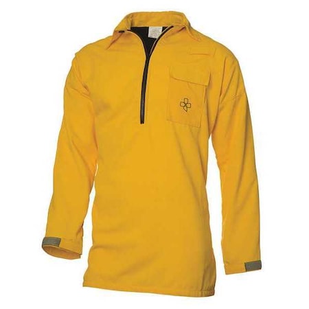 Wildland Fire Shirt, 2XL, Yellow, Zipper MPN:FC106-XXL