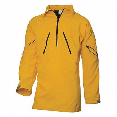 Wildland Fire Shirt M Yellow Zipper MPN:FC105-M