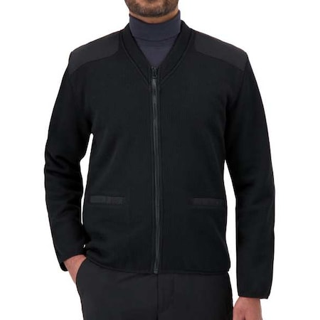 V-Neck Military Sweater, Black, 3XL MPN:2020
