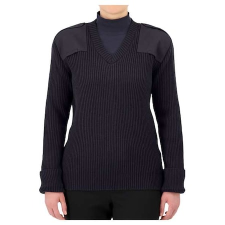 V-Neck Military Sweater, Dark Navy, 5XL MPN:8081