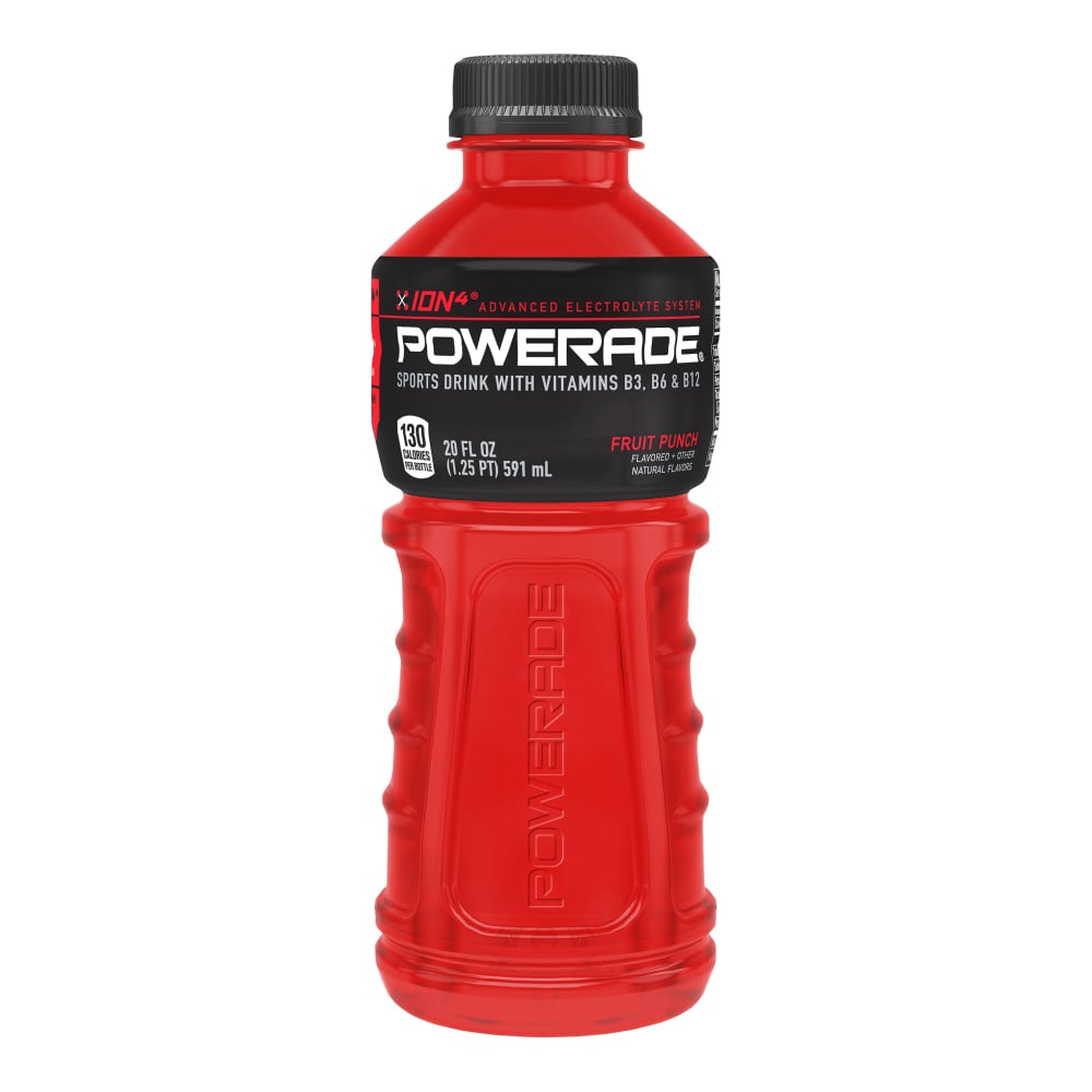 Powerade Liquid Hydration Energy Drink, Fruit Punch, 20 Oz MPN:49000003710