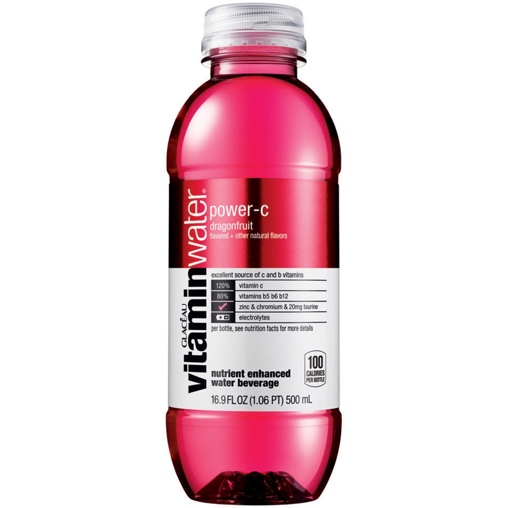 Glaceau vitaminwater Power C, 16.9 Oz, Pack Of 24 (Min Order Qty 2) MPN:142717CA