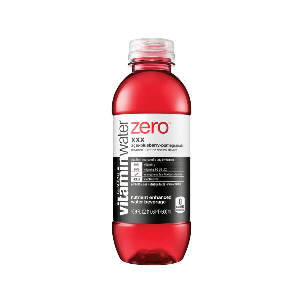 Glaceau vitaminwaterzero XXX with A ai-Blueberry-Pomegranate Flavor, 16.9 Oz, 1 Bottle (Min Order Qty 2) MPN:786162003515