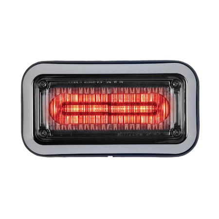 LED PrizmIi With Bezel, Red, 3