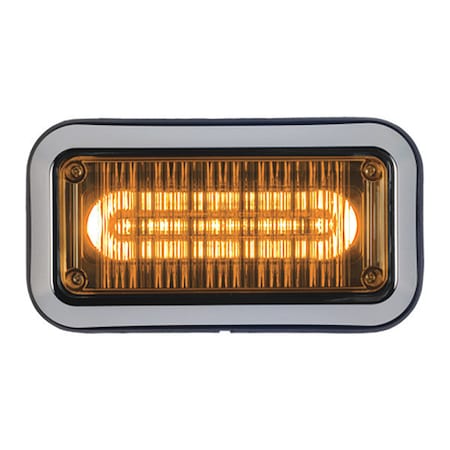 LED PrizmIi, Bezel, Amber, 3