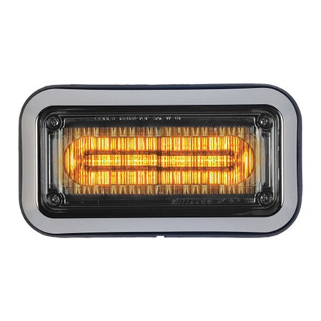 LED PrizmIi, Bezel, Amber, 3