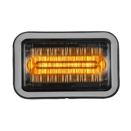 LED PrizmIi, With Bezel, Amber, 4