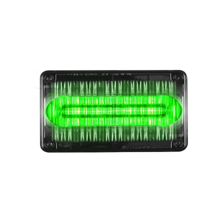 LED PrizmIi, Clear Lens, Green, 4