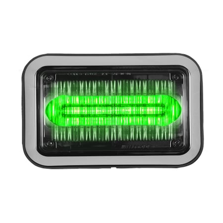 LED PrizmIi, With Bezel, Green, 4