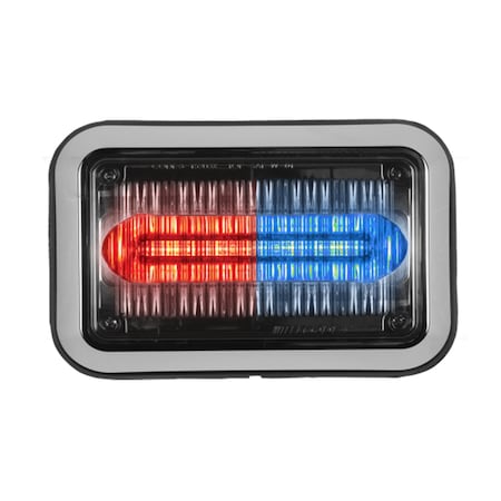 LED PrizmIi, With Bezel, Red/Blue, 4
