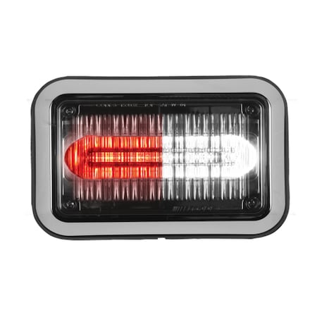LED PrizmIi, With Bezel, Red/White, 4