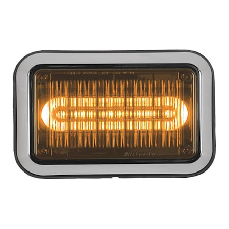 LED PrizmIi, Bezel, Amber, 4