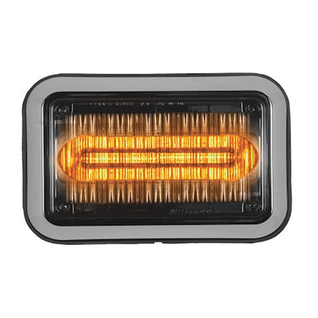 LED PrizmIi, Bezel, Amber, 4