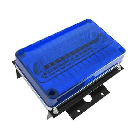 LED Headlamp Housing Mount, Blue, 4
