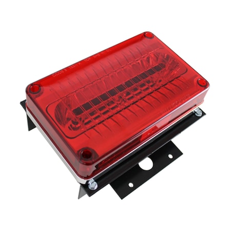 LED Headlamp Housing Mount, Red, 4