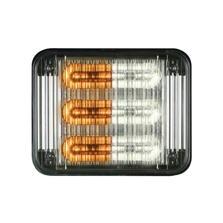 LED Prizm, Clear Lens, Amb/Wht, REF12, 7