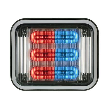LED PrizmIi With Bezel, Clear Lens, R/B, 7