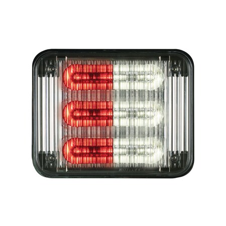 LED PrizmIi, Clear Lens, Red/White, 7
