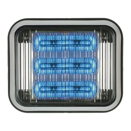 LED PrizmIi With Bezel, Clear Lens, Blue, 7
