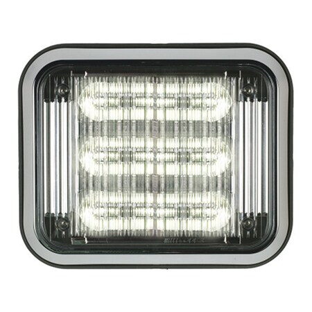 LED PrizmIi With Bezel, White, 7