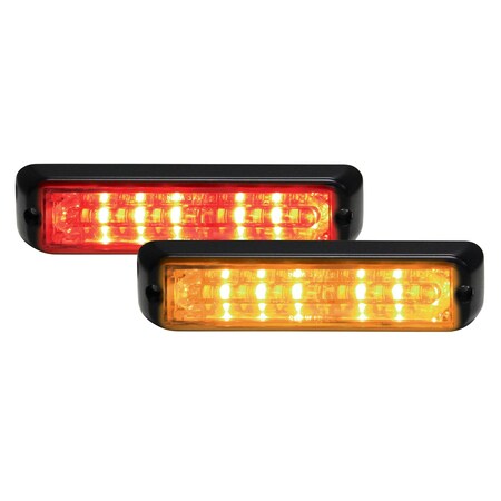 Chase Warning, 12 LED, 6 Red, 6 Amber MPN:CD3766RA