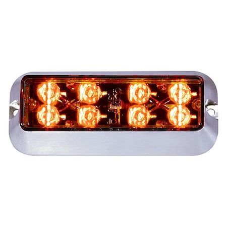 Warning Light, LED, Amber, Surface, Rect, 5 L MPN:LXEX1F-A