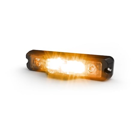 LED Warning Light, 3 in One, Red/Amber MPN:M180SMC-RA