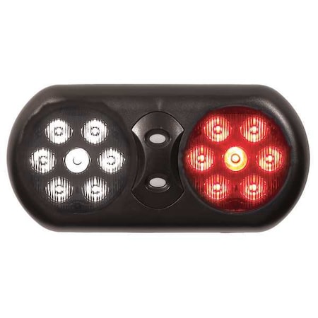 Visor Flip Light, LED, Red/White, 11 In W MPN:VFP36CRW