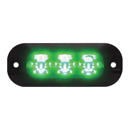 XTP Single, 3 LED Light, 12/24VDC, Green MPN:XTP3G