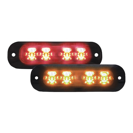 XTP Multicolor, 8 LEDs Split, Red/Amber MPN:XTP4MCRA