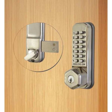 Mechanical Lockset, Stainless Steel, Knob MPN:CL200K-SS
