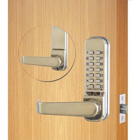 Mechanical Lockset, Stainless Steel, Lever MPN:CL410-SS