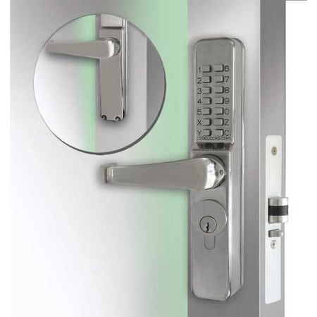 Mechanical Lockset, Stainless Steel, Lever MPN:CL460-SS