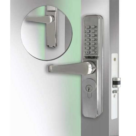Mechanical Lockset, Stainless Steel, Lever MPN:CL465-SS
