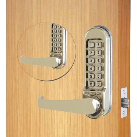 Mechanical Lockset, Stainless Steel, Lever MPN:CL510BB-SS