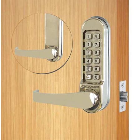 Mechanical Lockset, Stainless Steel, Lever MPN:CL515-SS