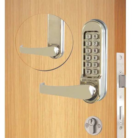 Mechanical Lockset, Stainless Steel, Lever MPN:CL550-SS