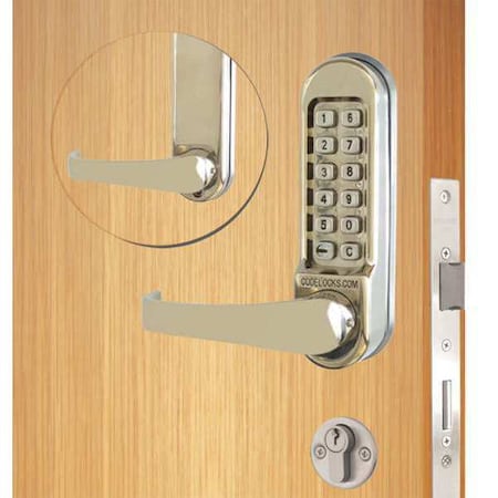 Mechanical Lockset, Stainless Steel, Lever MPN:CL555-SS