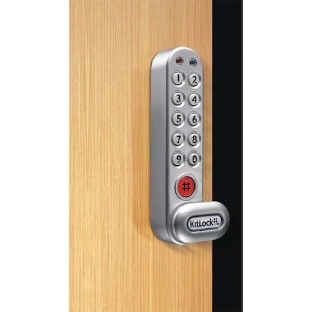 Electronic Lock, Non-Handed, Keypad MPN:KL1007SG