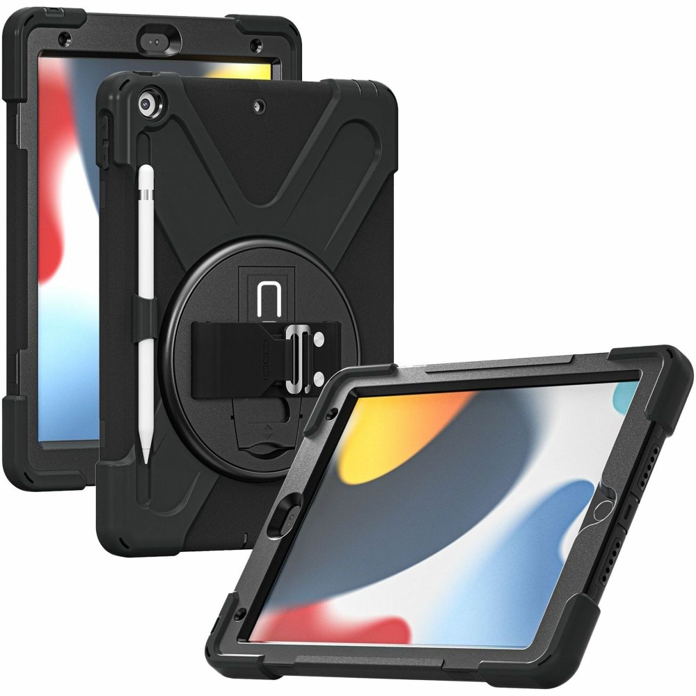 Codi Rugged Carrying Case for 10.2in Apple iPad (7th Generation), iPad (8th Generation), iPad (9th Generation) Tablet - Black MPN:C30705065