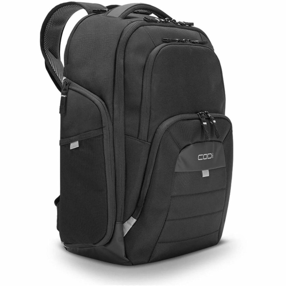 Ferretti Pro Sport Pack Laptop Backpack for 17.3in Laptop, Tablet, Water Bottle Black MPN:FER706-4