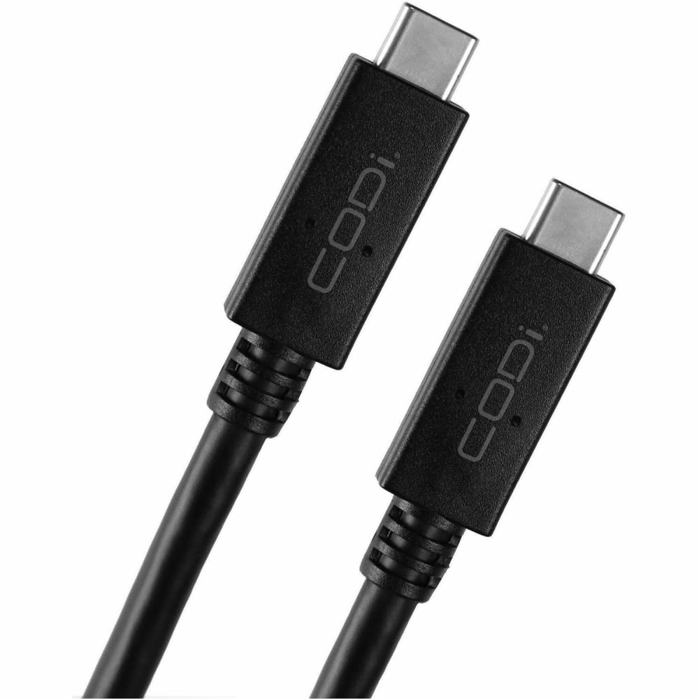 CODi 3ft USB-C to USB-C Full-Feature Cable - 100W Power Delivery, 10Gbps Data, 4K Video MPN:A01150
