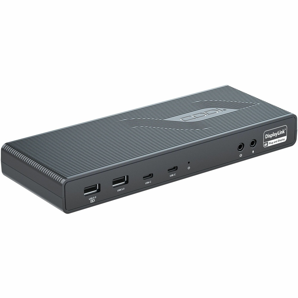 CODi Dual USB-C 4K Universal Docking Station - 60 W - USB Type C - 2 Displays Supported - 4K - 3840x 2160 - A01200 MPN:A01200